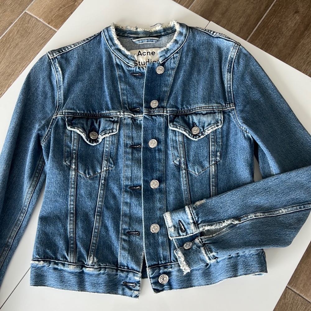 ACNE STUDIOS Distressed Denim Jacket
